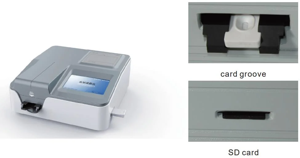 Rapid Test Kit Reader, Portable Colloidal Gold-Labeled Testing Fully Auto Analyzer Poct Clinical Analyzer