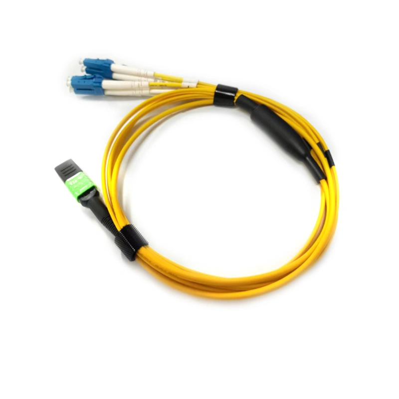 Original Factory MPO MTP Fiber Optic Patch Cord Om3/Om4 MPO Trunk Cable Connector Patch Cord 8 Female to LC Multi Fiber