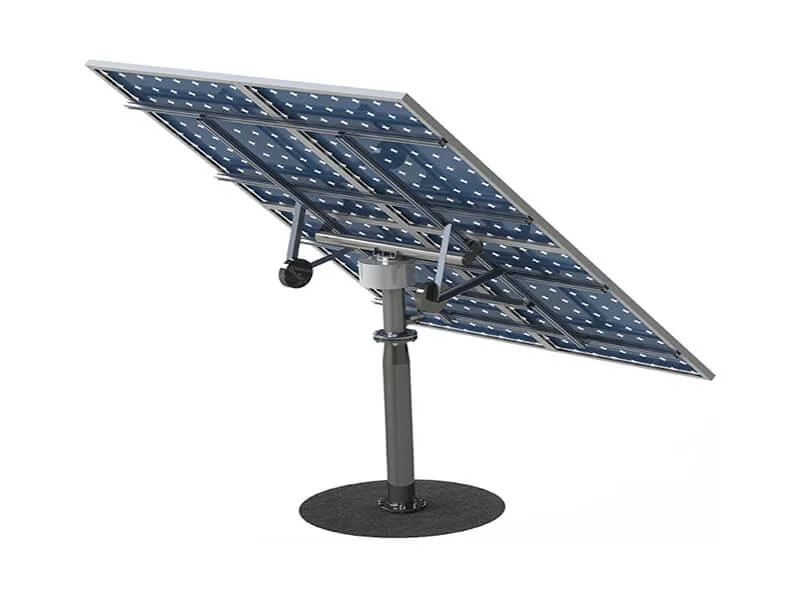 Solar Panel Adjustable Pole Frame Stand Mounting Galvanized Steel Mount Solar Racking Bracket