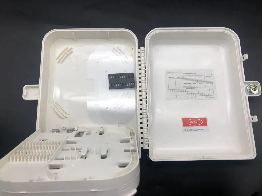 FTTH FTTX Fiber Optic/Optical Distribution Box 2 Cores Sc/LC/FC Adapter Type Optic Terminal Box