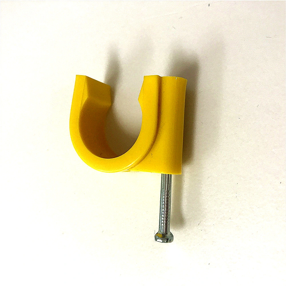 16mm American House Cable Clamp for Water Pipes White Color