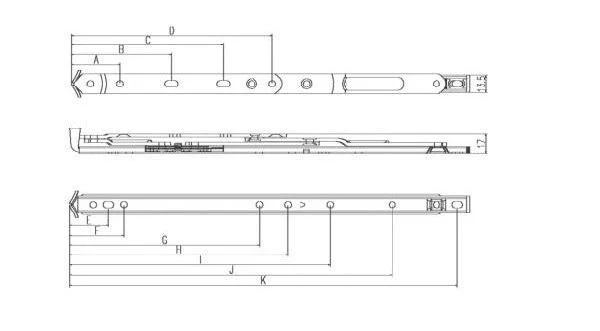 Stainless Steel Concealed Cross European Folding Door Hinge for Furniture Hardware Wardrobe