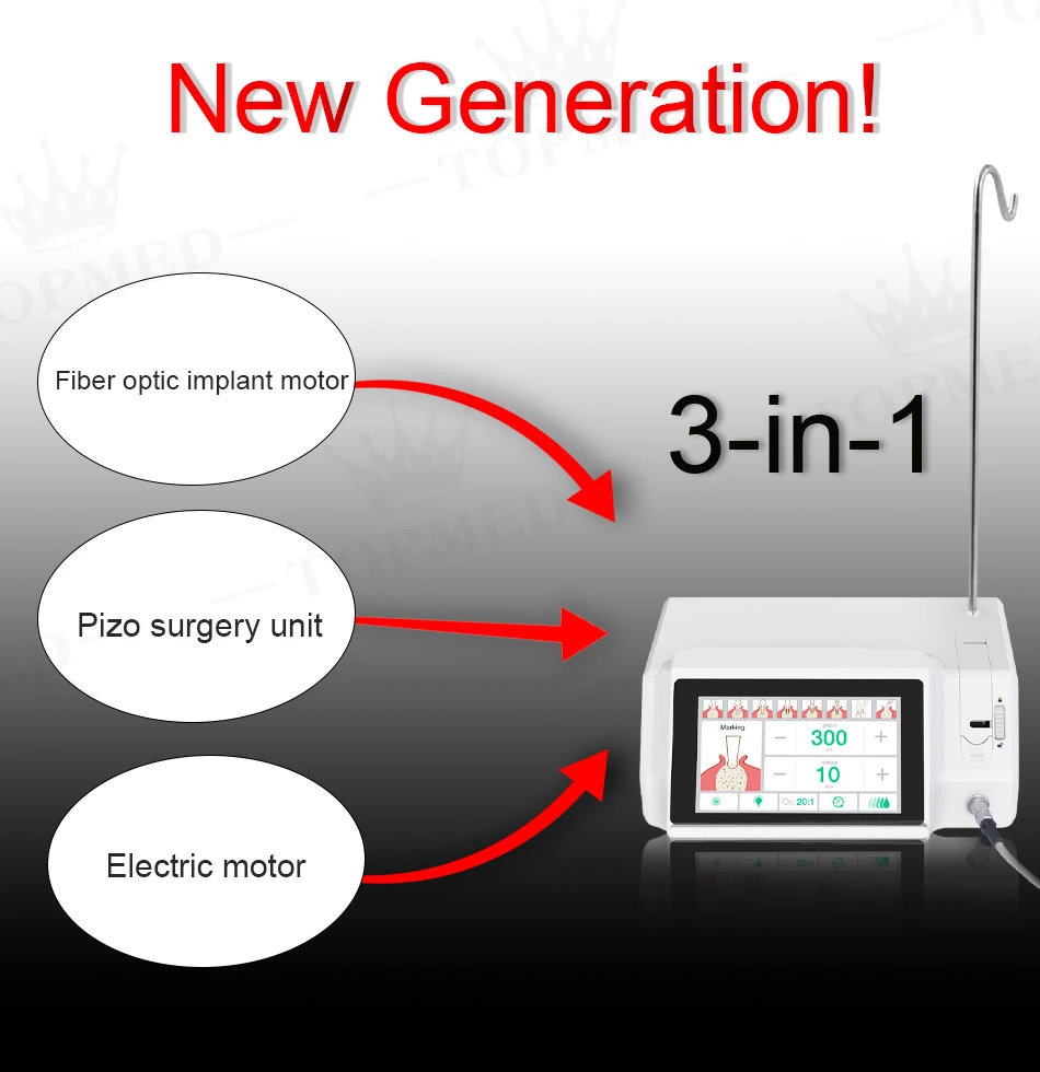 Torque Control Micro Touch Screen Fiber Optic Implant Motor Dental Equipment