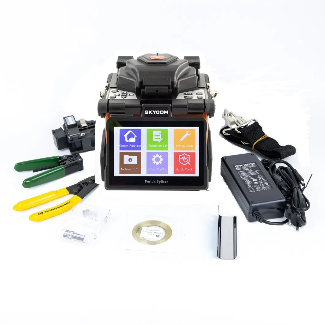 Skycom Optical Fiber Fusion Splicer T-208h Splicing Machine