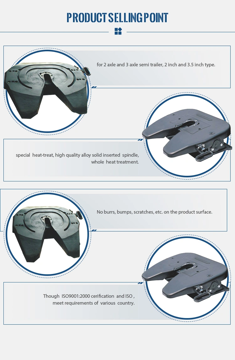 Heavy Duty Trailer Parts 3.5&quot;Fifth Wheel