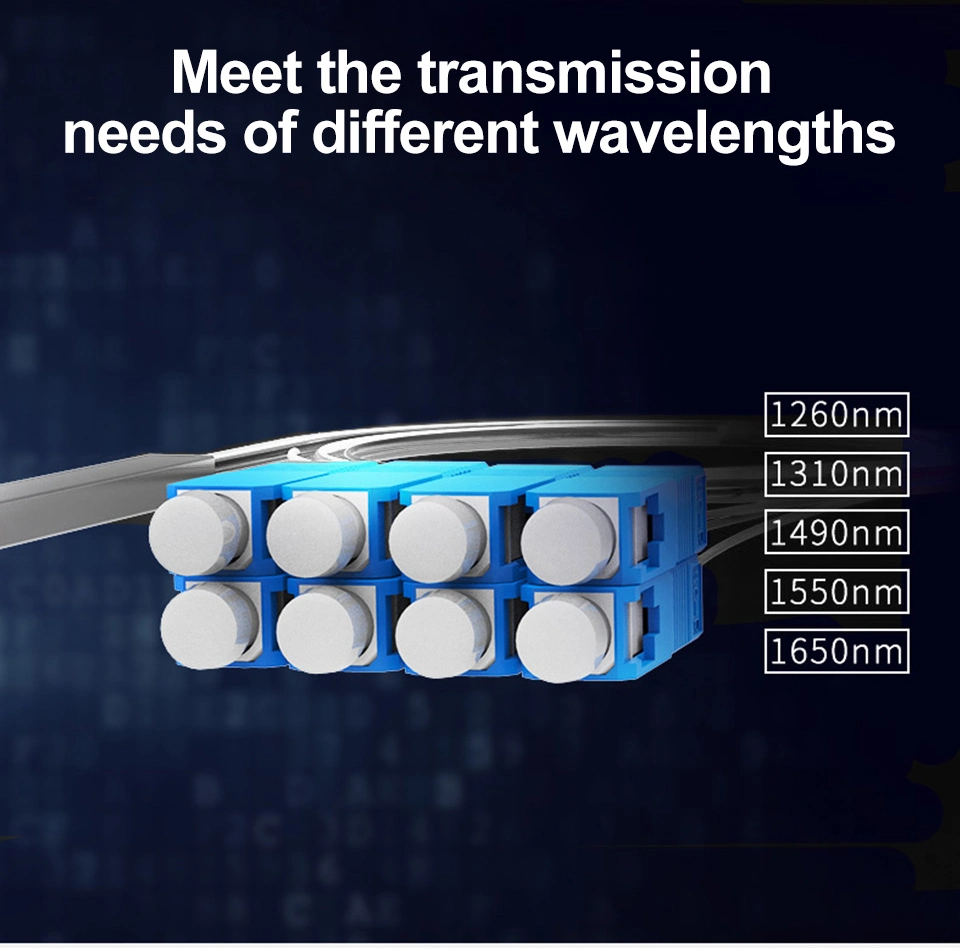 FTTH Mini Steel Tube/Plugin/Module/Lgx/ABS Cassette Type Fiber Optic Coupler Fbt PLC Splitter