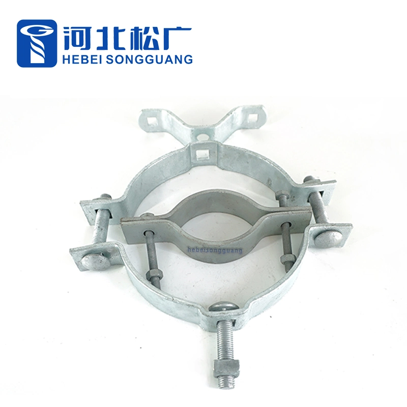 Hot DIP Galvanized Pole Band Mounting Clamp