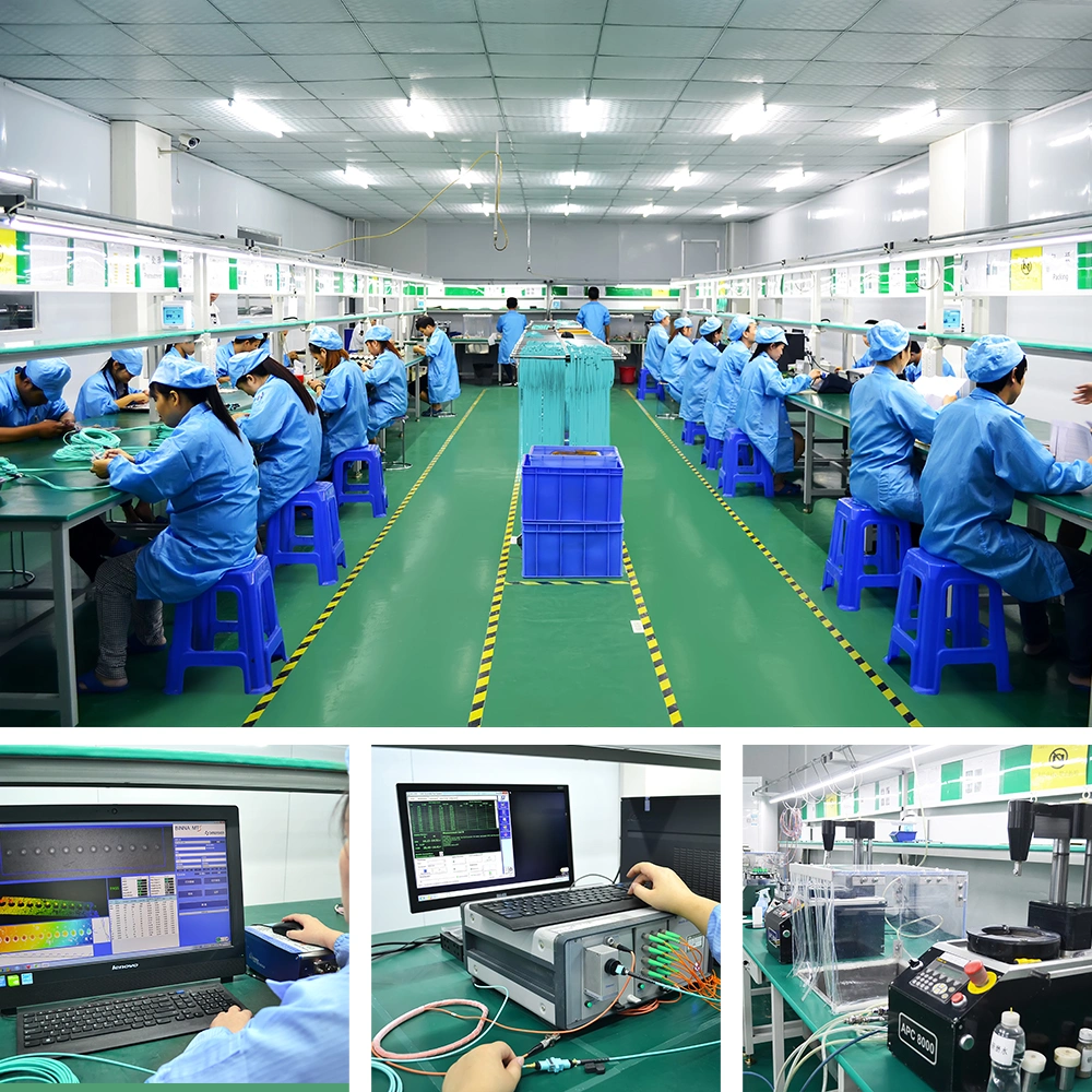 Factory Sales 8f 12f 24f LC/Sc/St/FC MPO/MTP Connector Trunk Cable Fiber Optic Patch Cord / Patchcord