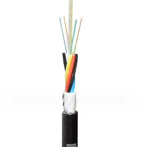 Fiber Optic Cable GYXTW Central Bundle Tube Optical Cable 2/4/6/8/12/24 Outdoor Overhead Fiber Optic Cable Line