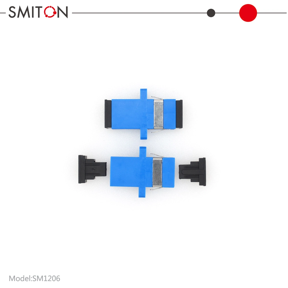 Sc Singlemode Fiber Coupler Sc Upc Fiber Optic Adapter