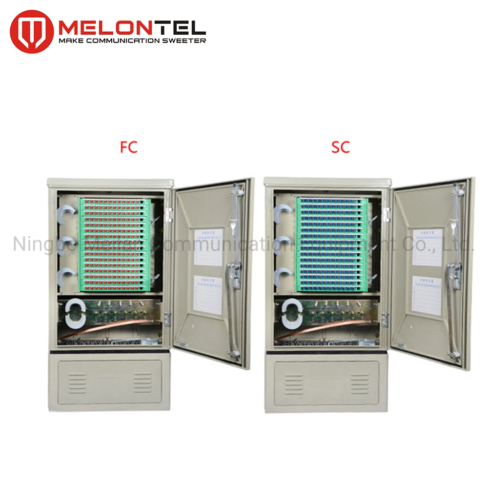 SMC 144/196 Cores Floor Fiber Optic Cross Connecting Cabinet IP65