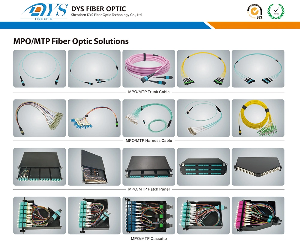 Om3 MPO 12 Core Upc 1/2/3/5 / 30m Fiber Patch Cord Multimode Trunk Cable 5%off