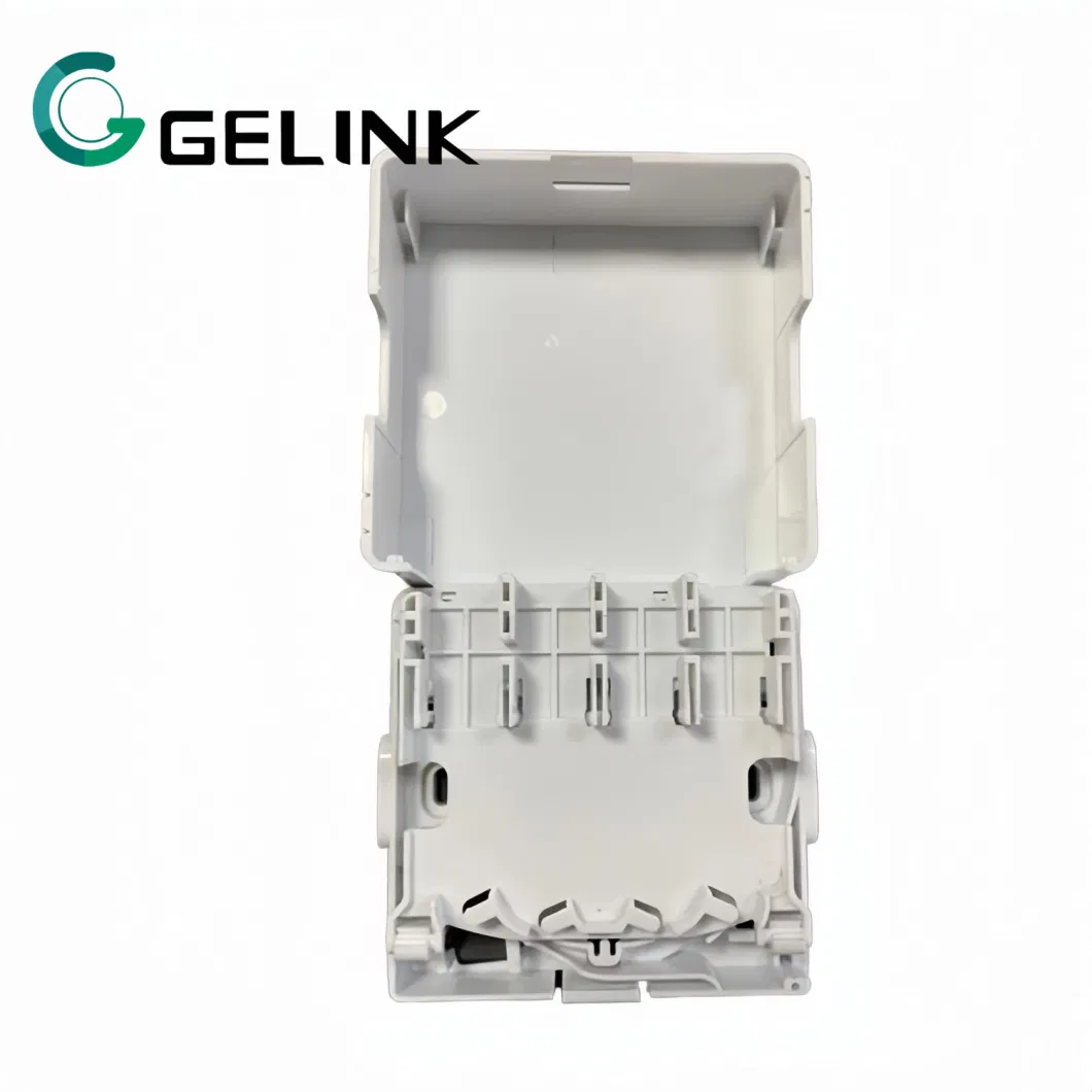 80*80mm High Quality 4core Faceplate Outlet Socket Mini Fiber Optic Termination Box