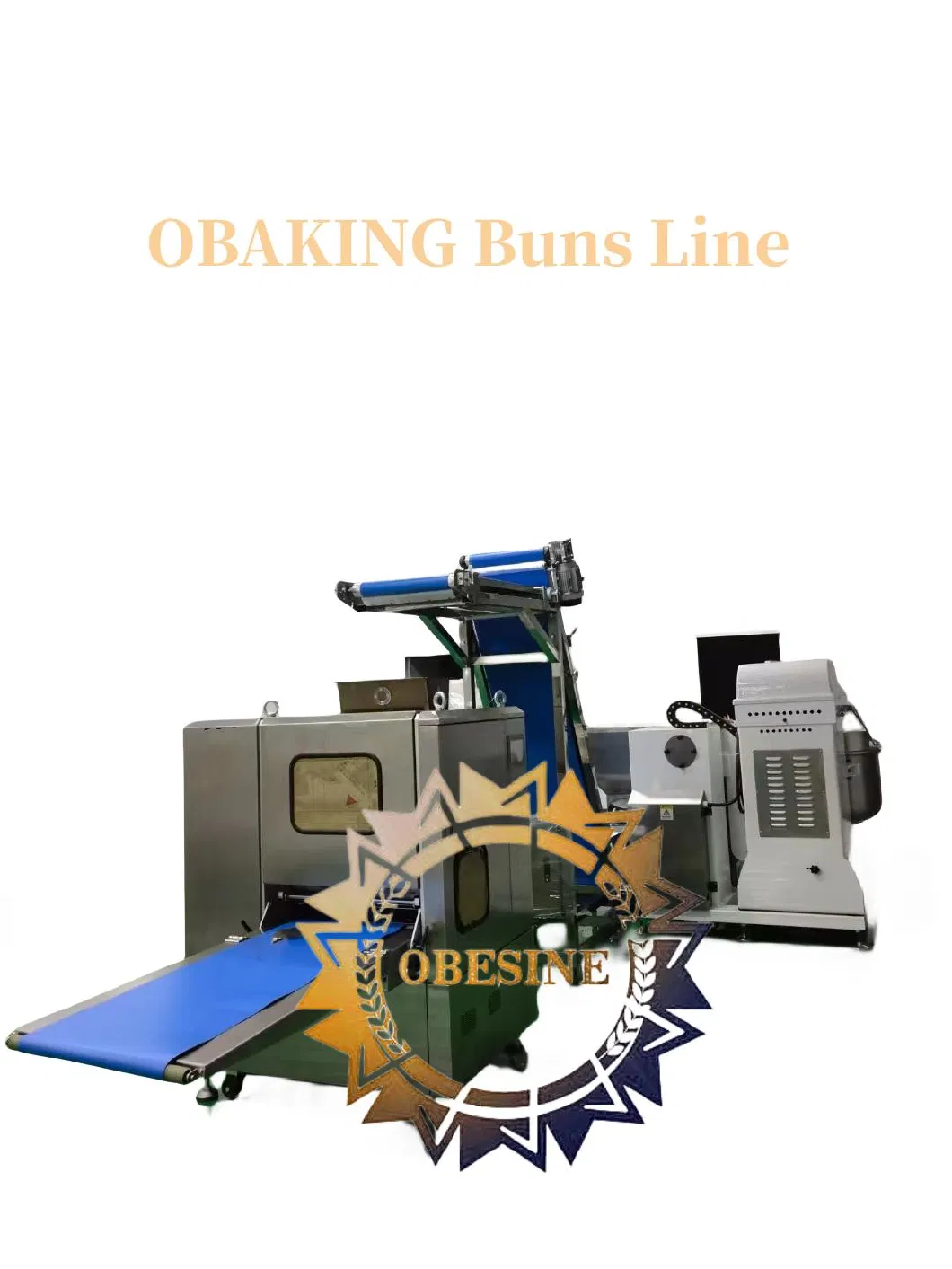 Industrial Burger Bunbaking Line Automatic Continuous Dough Divider Rounder