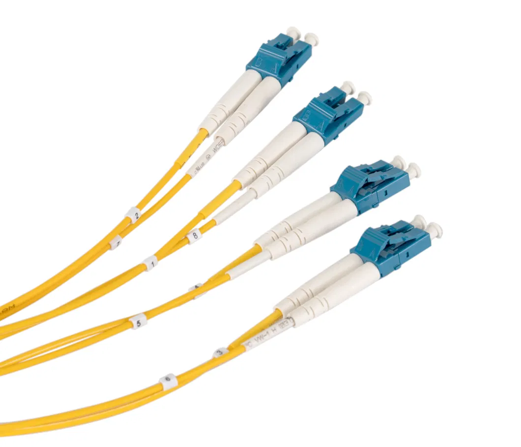 MPO 8 Fibers LC OS2 Singlemode MPO Jumper Patch Cord with Female Connector