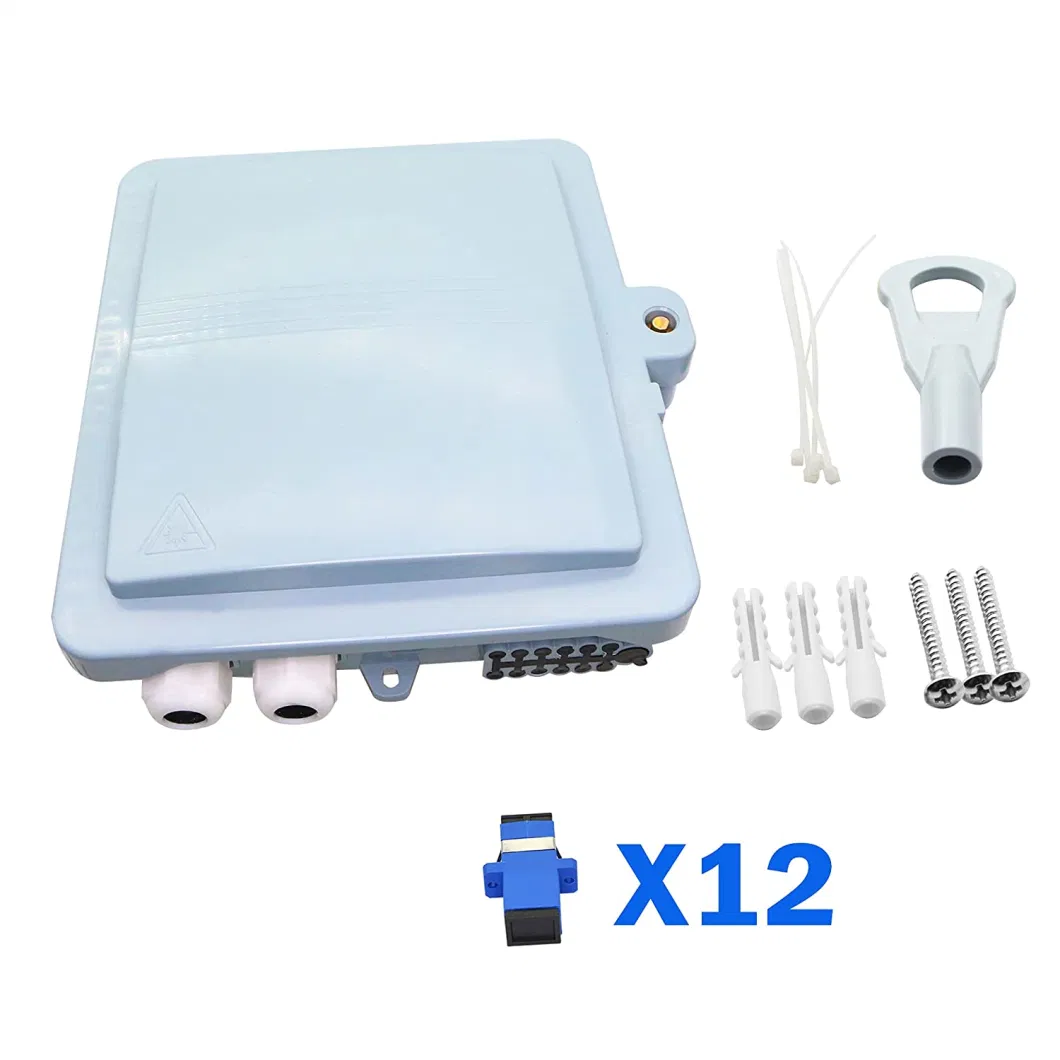 1: 32 Cajas Nap Caixa Box 3 in Port 48 out 48 Core Optical FTTX Fiber Distribution Outdoor IP 65 FTTH Fat Black Box