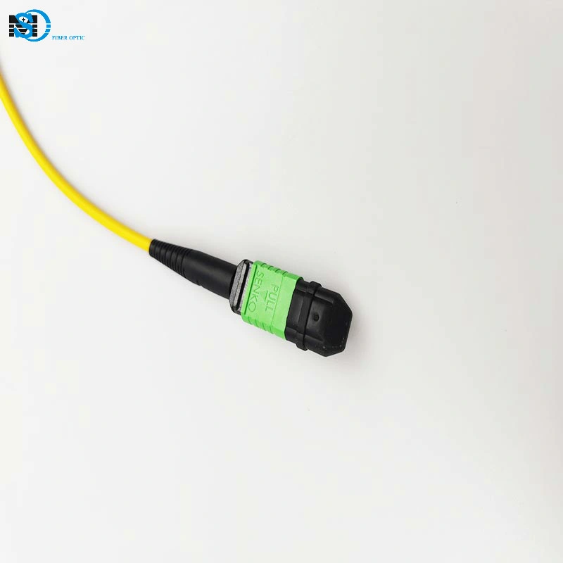 Network Indoor 12 Core Single-Mode MPO to MPO Optical Fiber Cable