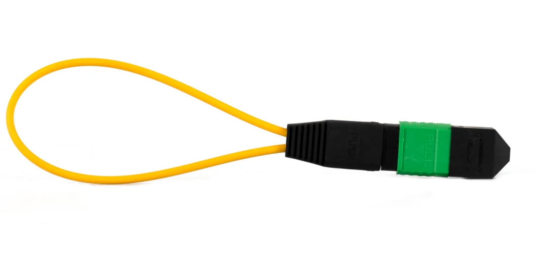 MPO/MTP Loop Bypass Testering Cable with 12 Fibers Multimode Om2 9/125um Type-B