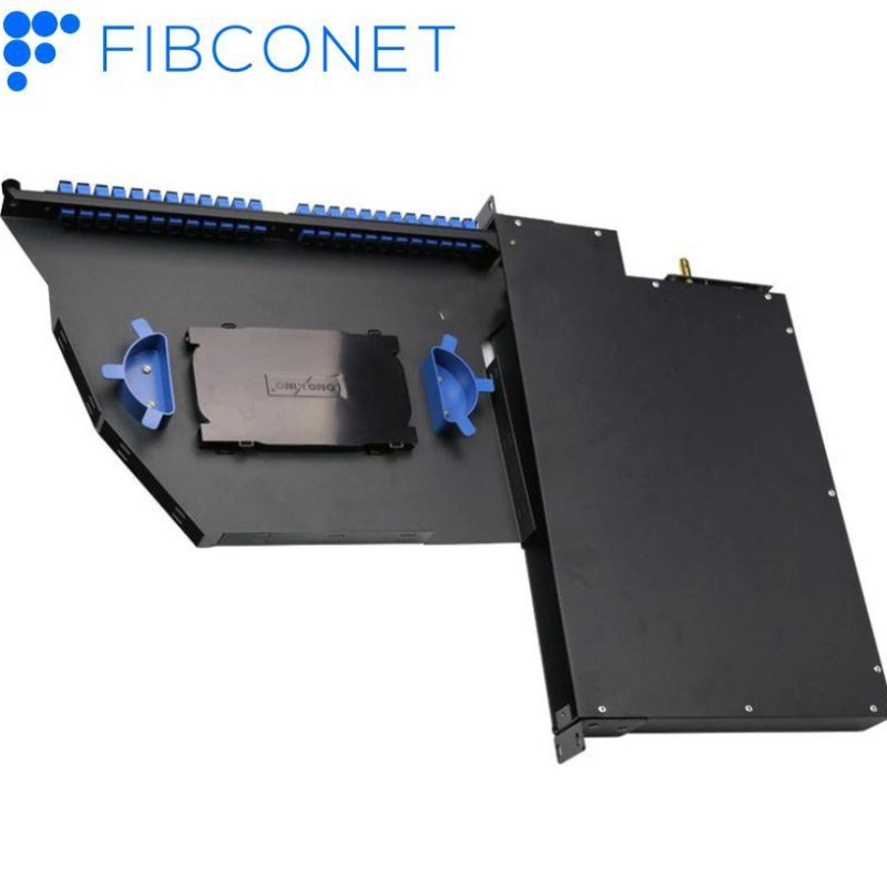 PLC Splitter Fiber Optic Optical Distribution Frame Rack Mount Patch Panel ODF