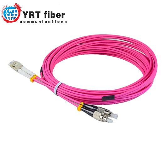 Fiber Optic Patch Cord mm Jumper Om4 Optical Fiber Cable LC/MPO Connector