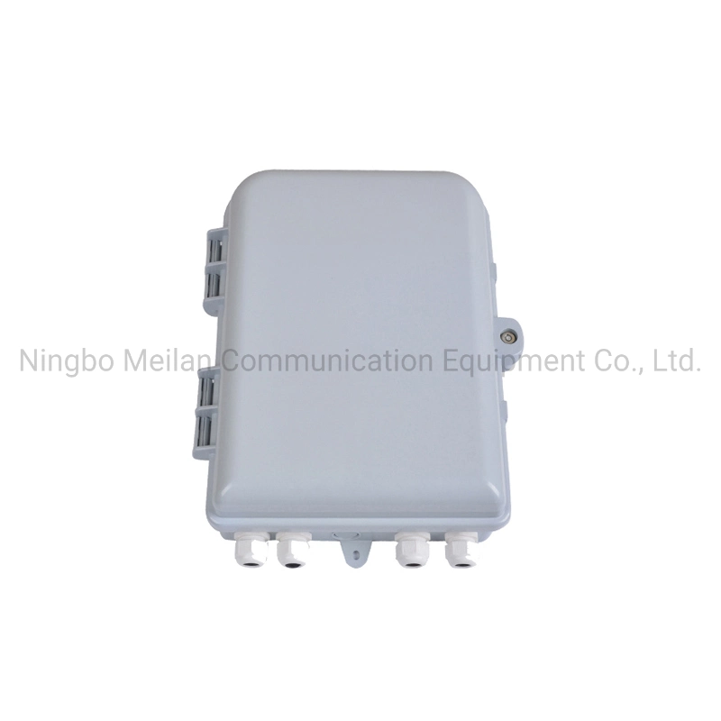 Sc APC Adaptor Small FTTH Access Fiber Optic Pole Mount Type 24 Core Termination Box