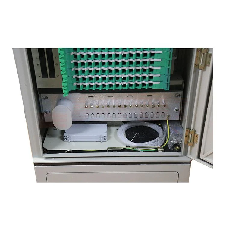 Outdoor 72 96 144 288 Core Fiber Optic Cross Connect Cabinet