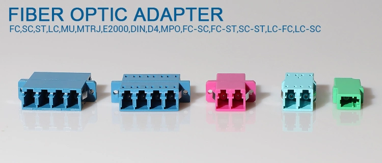 Low Price Flangeless Sc/APC Fiber Optic Adaptor Simplex Shutter Sc Adapter