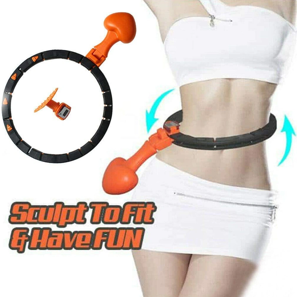 Adjustable Waistband for Indoor Exercise Workout Auto Spinning Hula Hoop Wyz13191