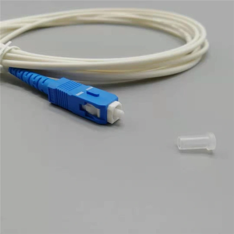Outdoor Fiber Optic Drop Sc Singlemode Duplex Cable Patch Cord Sc Upc 2 Core Jumper Patchcord