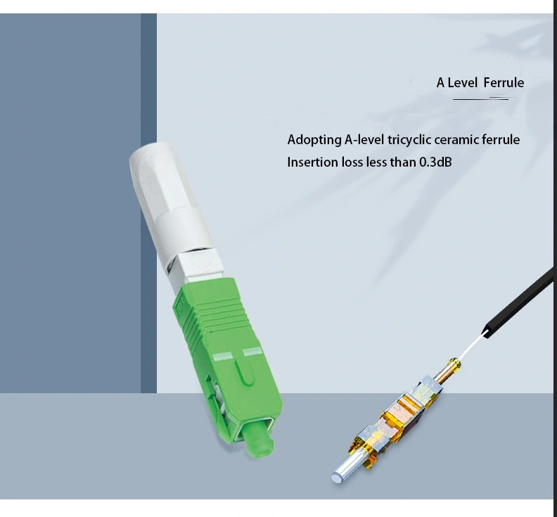 FTTH Field Assembly Quick connector Fac Sc APC Upc Fiber Optics Cold Junction Fast Connector