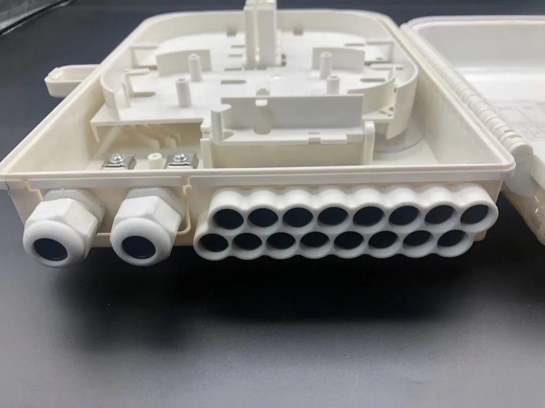 FTTH FTTX Fiber Optic/Optical Distribution Box 2 Cores Sc/LC/FC Adapter Type Optic Terminal Box