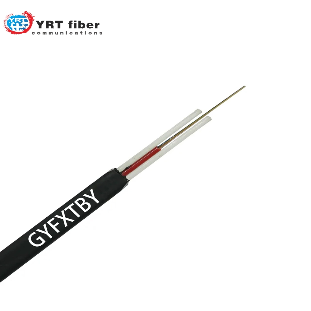 Single Mode Overhead Flat Drop Cable Gyfxtby Multicore Fiber Optical