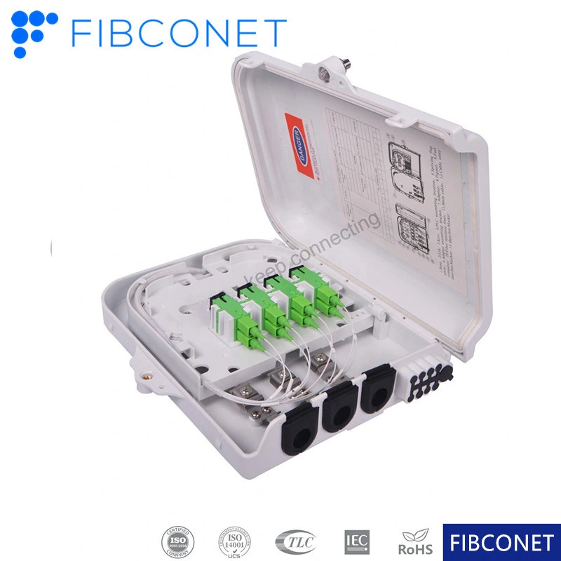 FTTH Indoor Outdoor 8 16 24 Cores Fiber Optic Optical Distribution Terminal Box