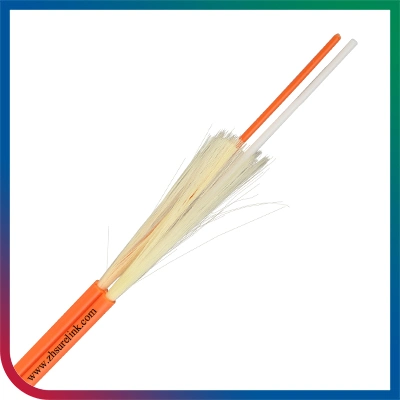 1core or 2core Spiral Steel Indoor Patch Cord or Indoor Armored Sm mm Single Mode Tight Buffer Optical Armoured Fiber Cable