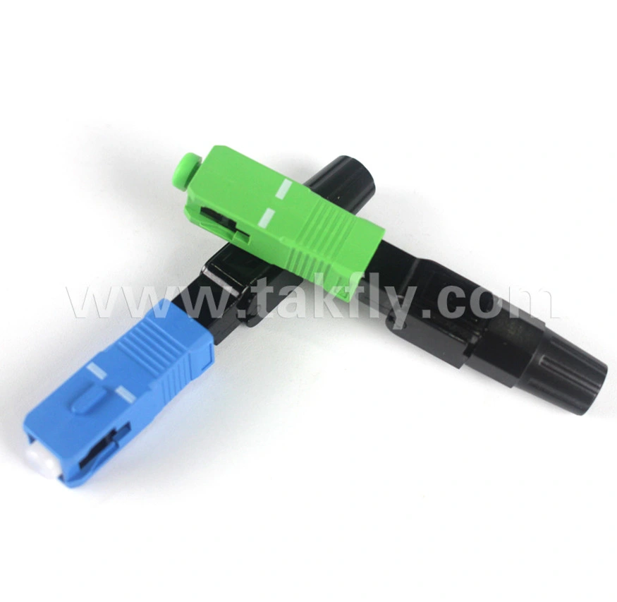 FTTH Sc Field Mechanical Fast Connector with APC/Upc End Face