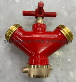 Water Divider 2 Way 3way for Fire Hose Brass Material Qrt/Fbt Thread Australia