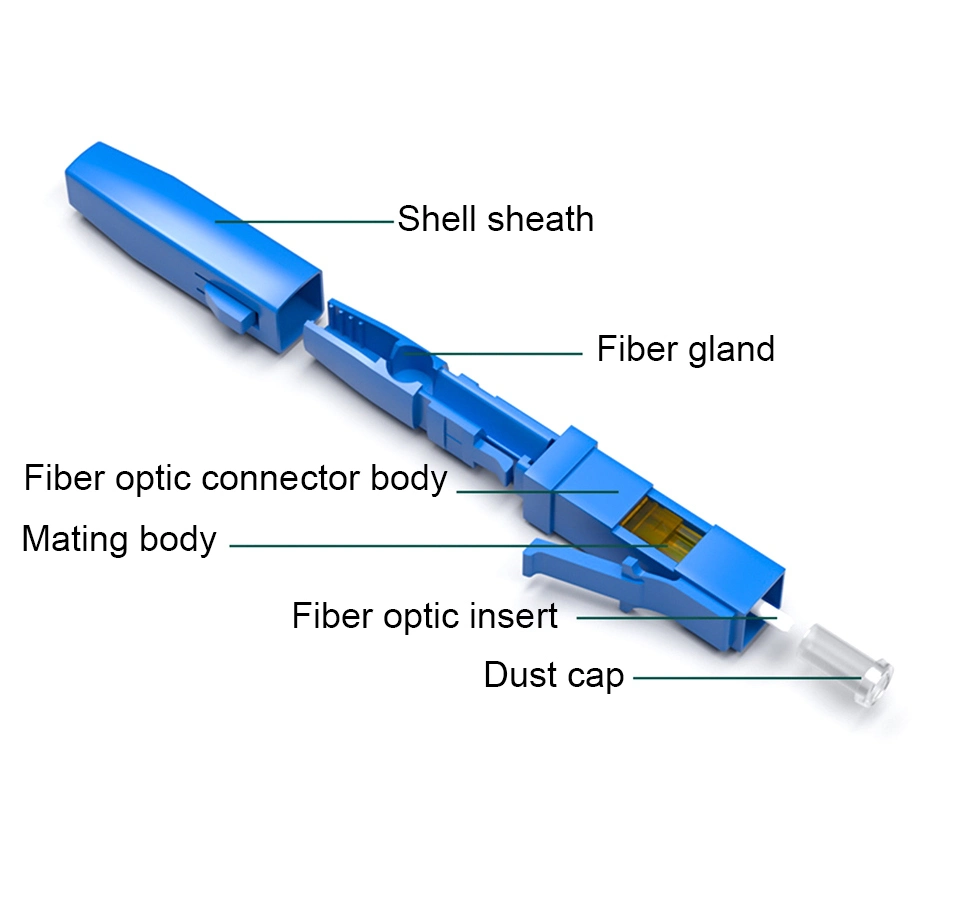 FTTH LC Upc Simplex Fast Fiber Optic/Optical Quick Connector