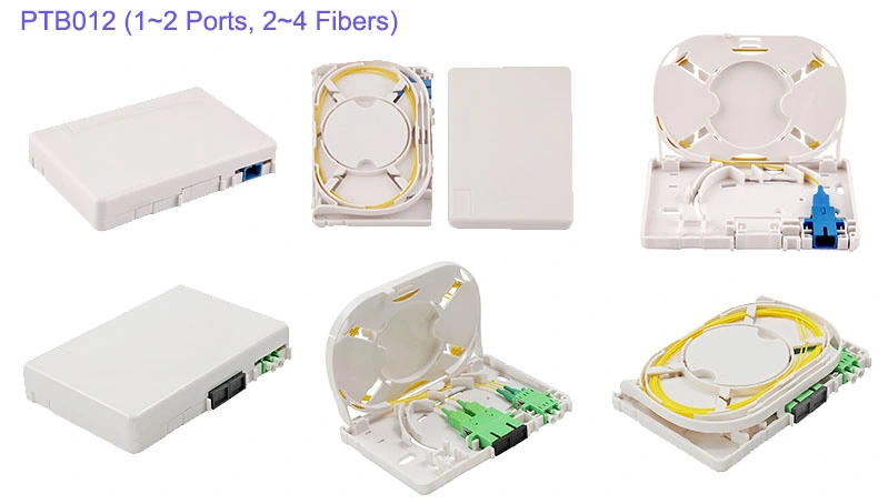 FTTH 1 Ports Optical Micro Termination Box for Sc Adapters