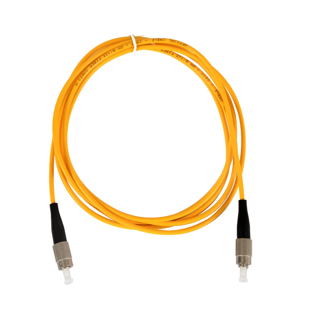 FC - FC Upc G652D Lzsh Single Mode Yellow Optical Fiber Patch Cord