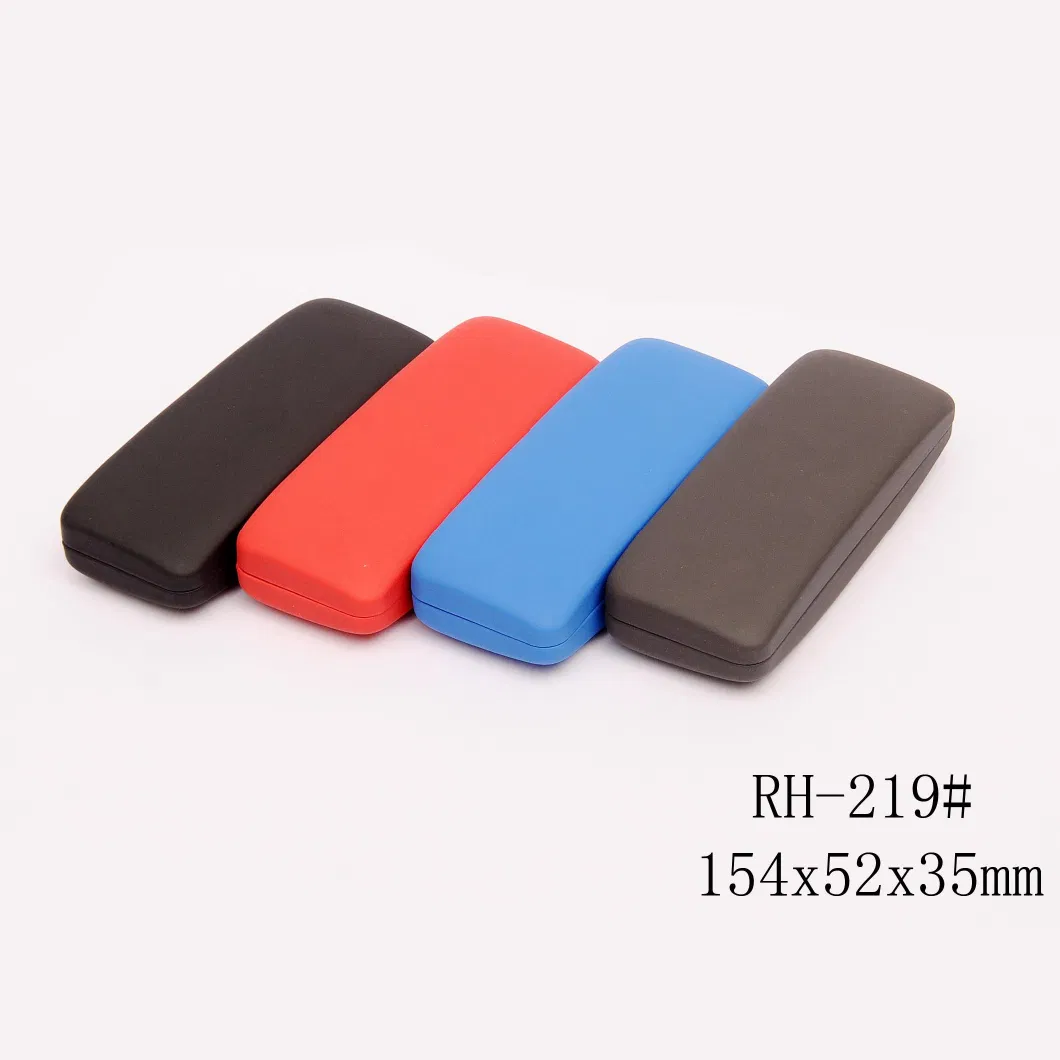 Wholesale Storage PU Leather Surface Metal Box Handle Glasses Case