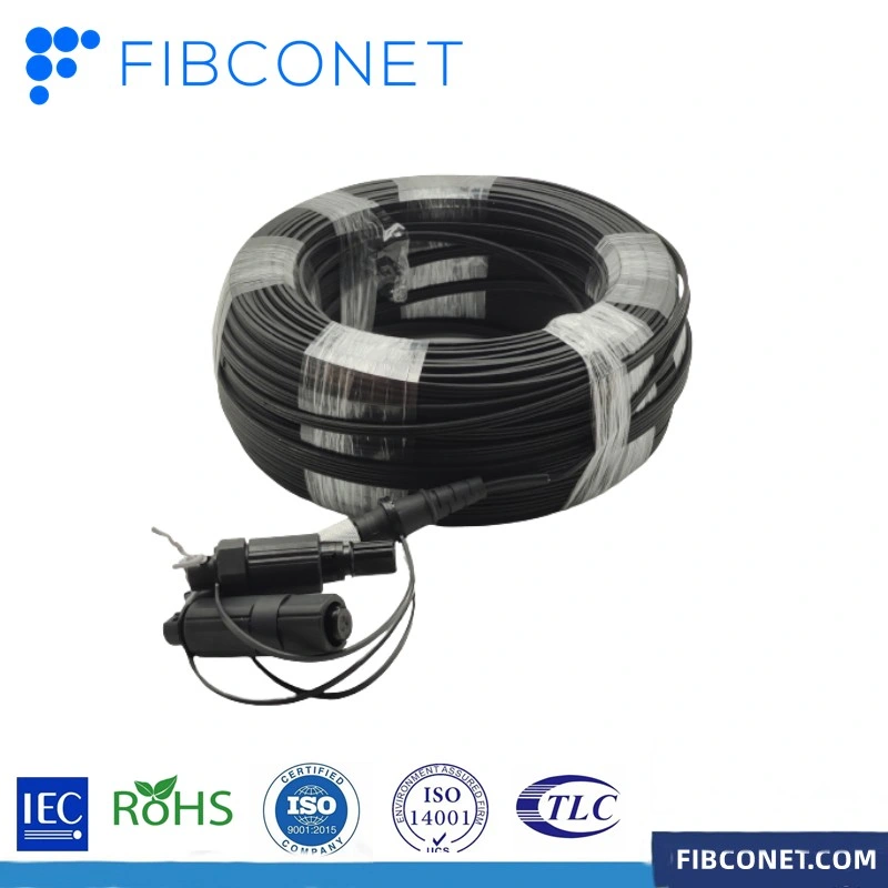 3 in 1 FTTH Fiber Optical Huawei Sc Waterproof Connector with Drop Cable