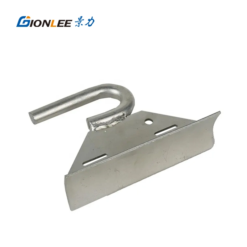 Hot-DIP Galvanized Steel Anchor Hook Metal Wall Bracket for Cable Pole Clamp