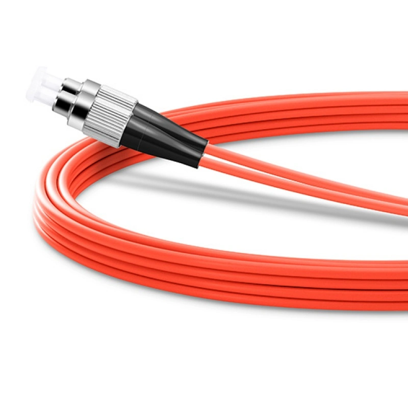 St-to-FC Duplex Om1 Multimode 2.0mm Fiber Optic Patch Cable, 3m