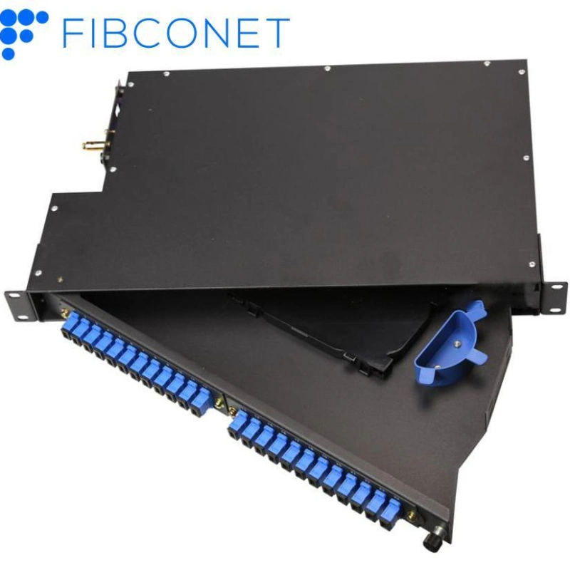 PLC Splitter Fiber Optic Optical Distribution Frame Rack Mount Patch Panel ODF