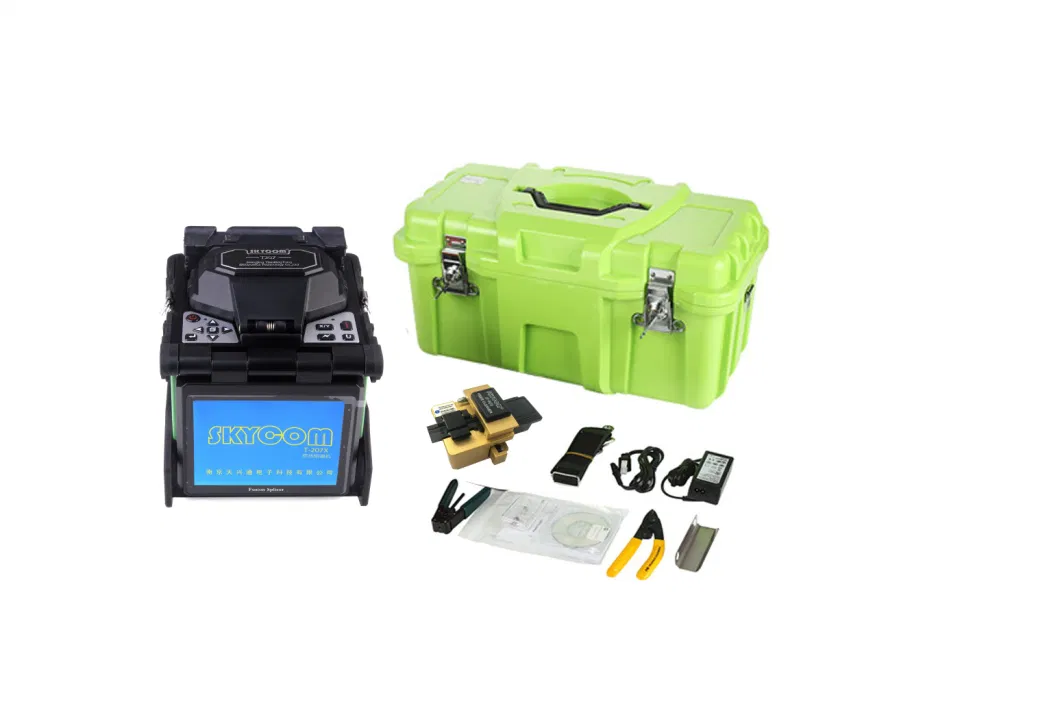 Skycom Optical Fiber Fusion Splicer T-308X Splicing