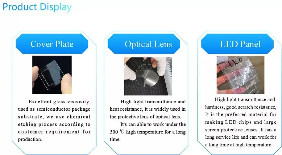 Corning Special Glass Optics Coated Lens Lens Glass Microelectronics Package IR-Cut Filter