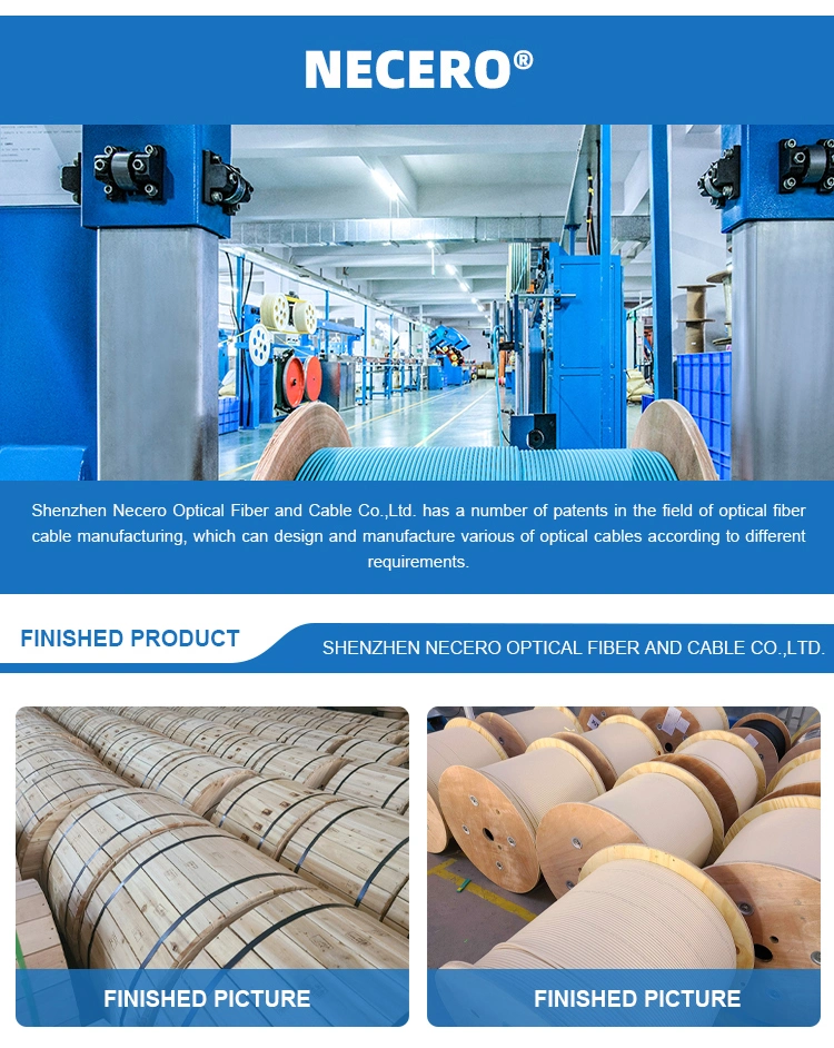 Optical Fiber 6 Core Single Mode Counts with Drop Cable GYTS Type