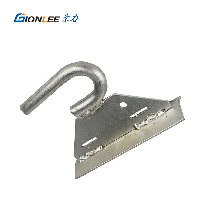 Hot-DIP Galvanized Steel Anchor Hook Metal Wall Bracket for Cable Pole Clamp