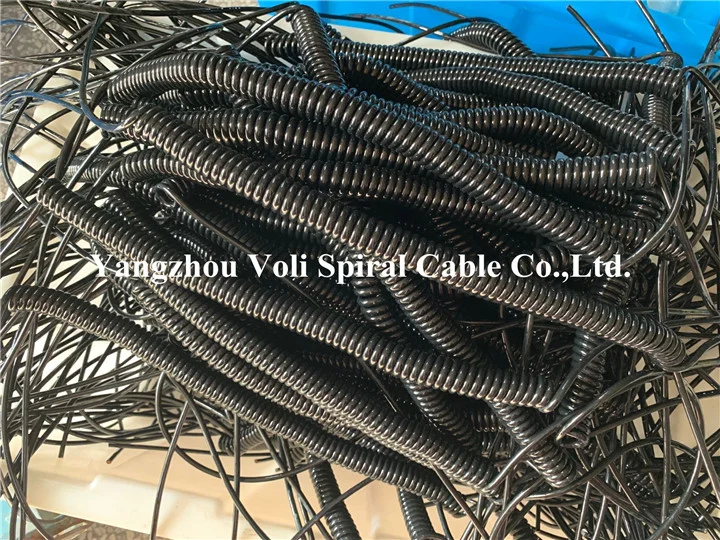 High Flexibility Waterproof Heat Resistant TPU Sheathed Curly Cable Spiral Cable