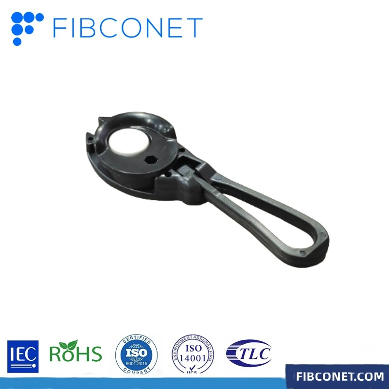 FTTH Flat Fish Plastic Nylon High Tension Strength Cable Fiber Optic Clamp